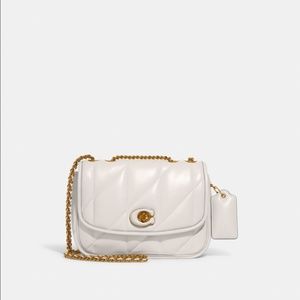 Coach Quilted Pillow Madison - Chalk White